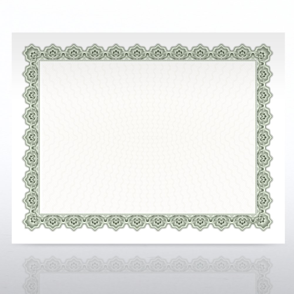 Certificate Paper - Scallop - Currency
