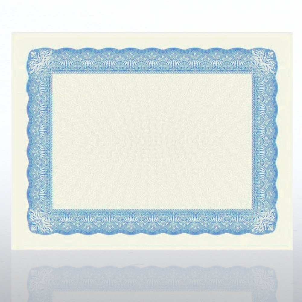 Certificate Paper - Ivy - Royal Blue Heavy Weight