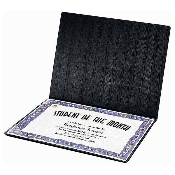 Padded Vinyl Folder OPEN