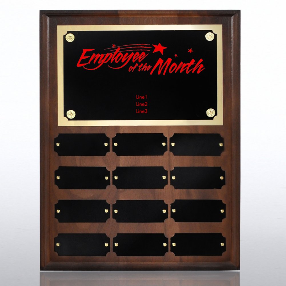 Perpetual Plaque - Walnut