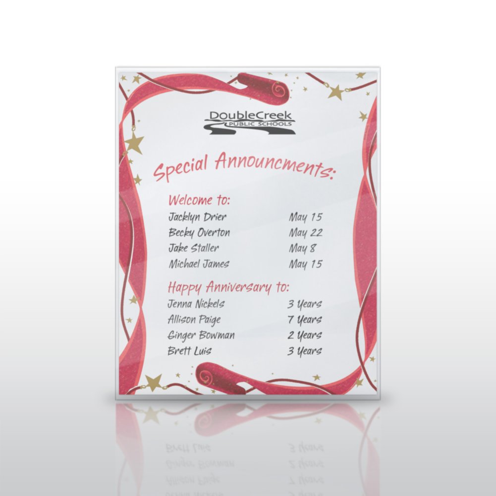 Acrylic Hanging Frame - Vertical