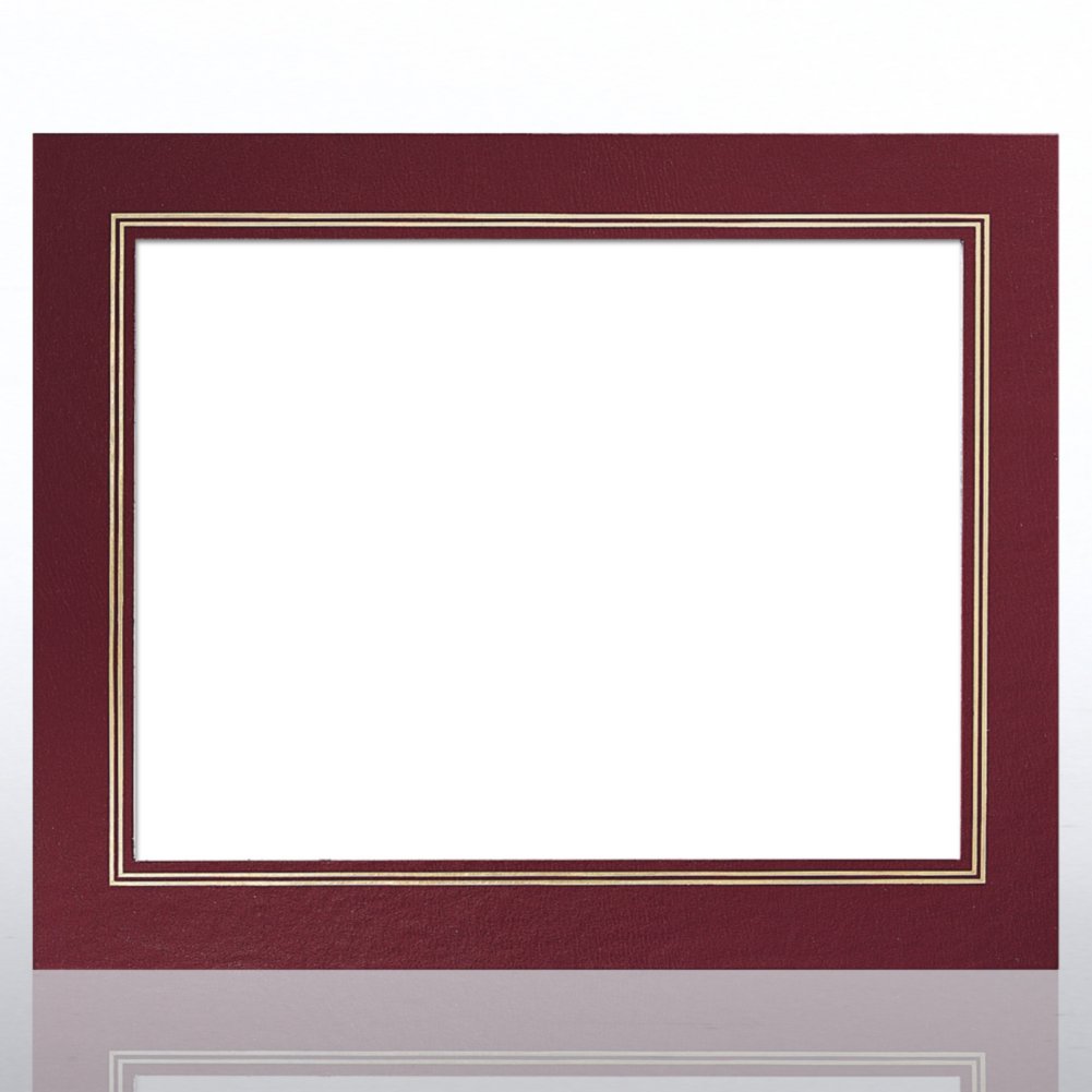 Leatherette Frame - Wine