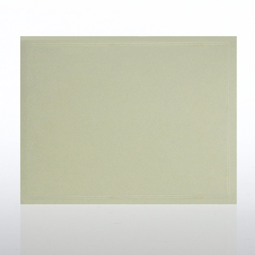 Landscape Certificate Folder - 100% Recycled - Green