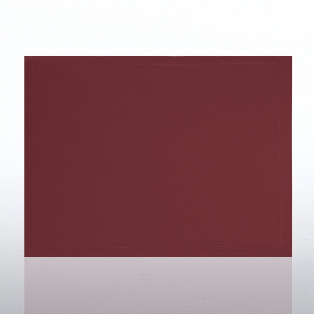 Landscape Certificate Folder - 100% Recycled - Wine