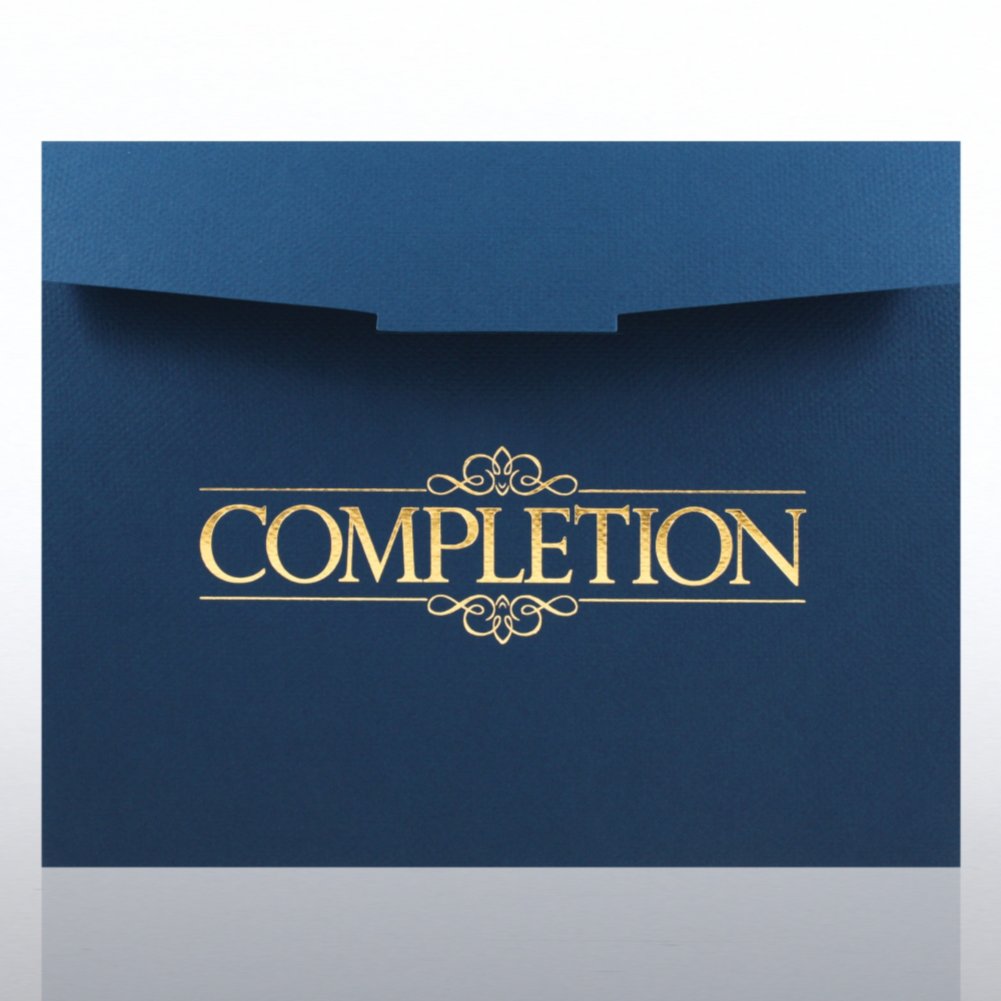 Completion Foil-Stamped Certificate Folder CARD1