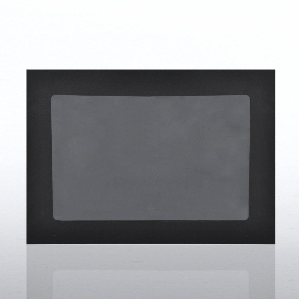 Certificate Envelope with Window - Black
