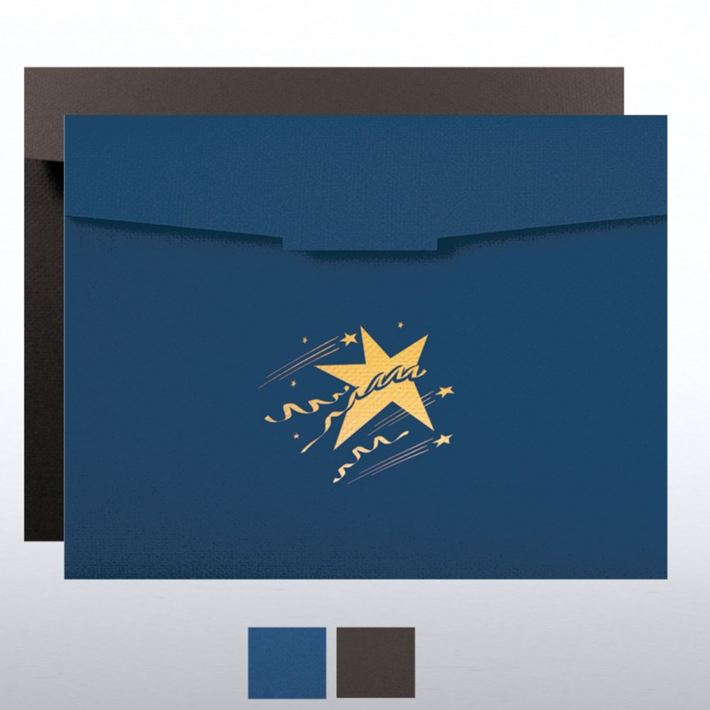 Celebration Star Certificate Folder
