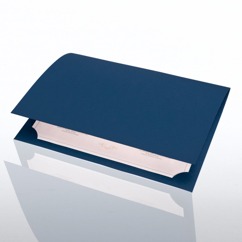 Certificate Covers - Blue OPEN
