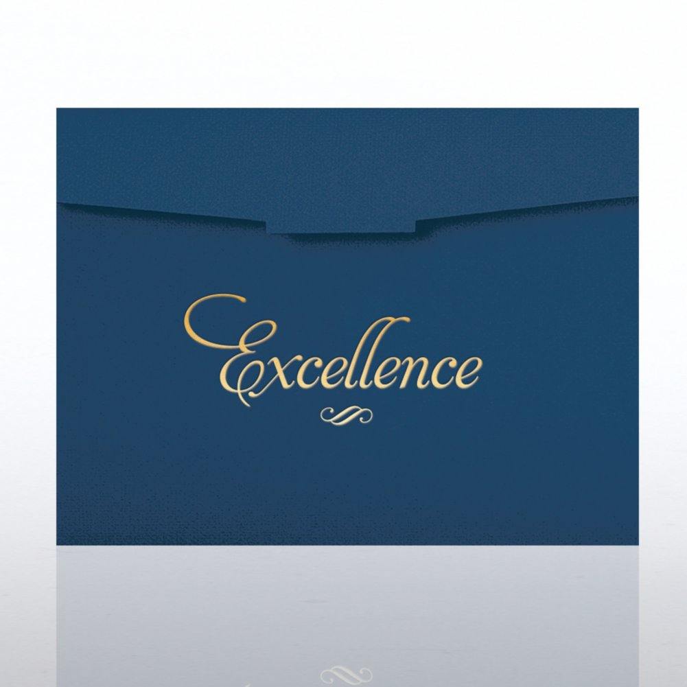 Foil-Stamped Certificate Folder - Excellence Formal CARD1