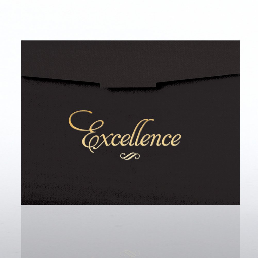 Foil-Stamped Certificate Folder - Excellence Formal CARD2