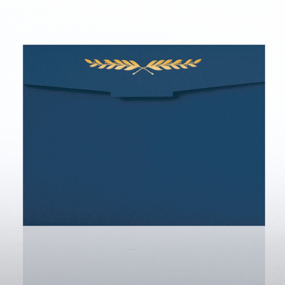 Laurel Flap Design Foil Certificate Folder CARD1