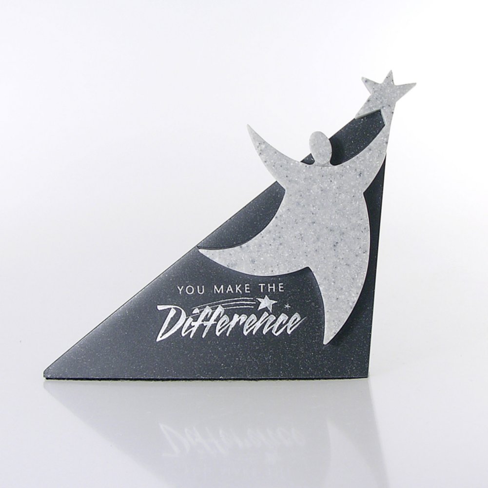 Sculptured Desk Awards - You Make the Difference