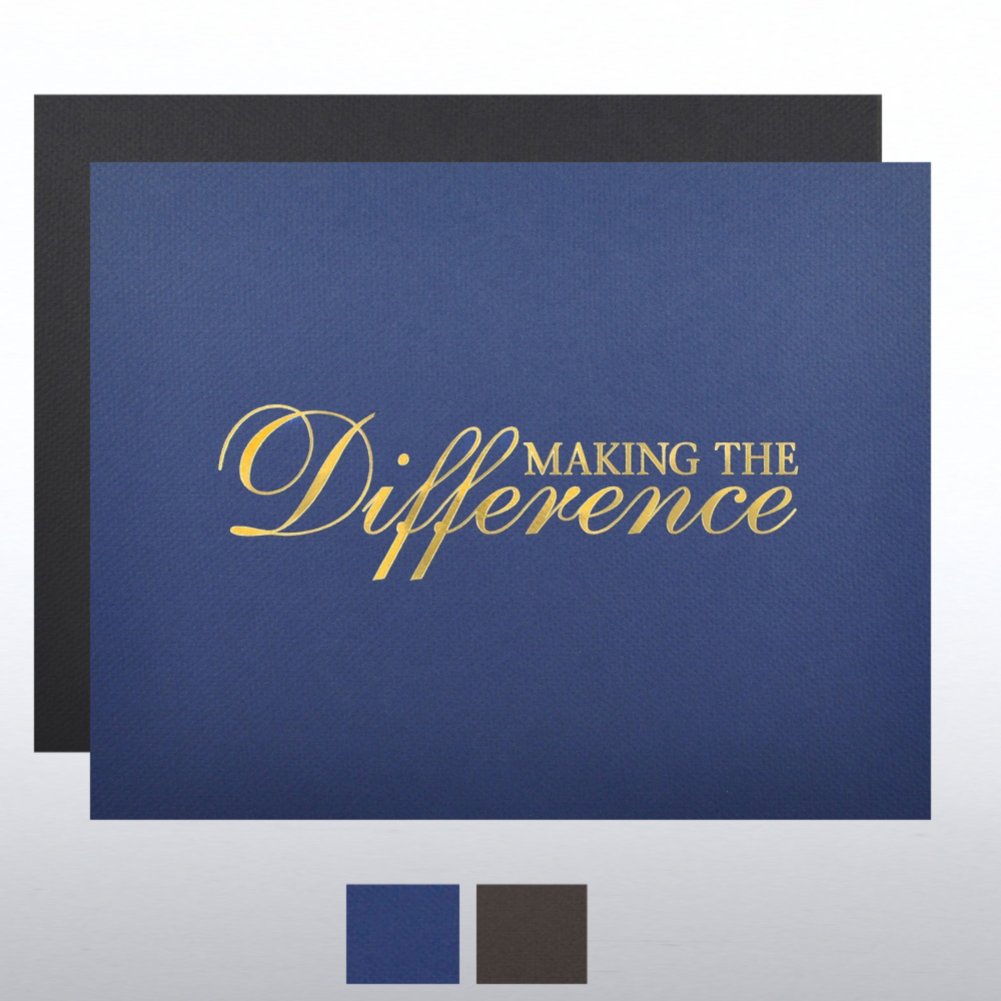 Foil Certificate Cover - Making the Difference