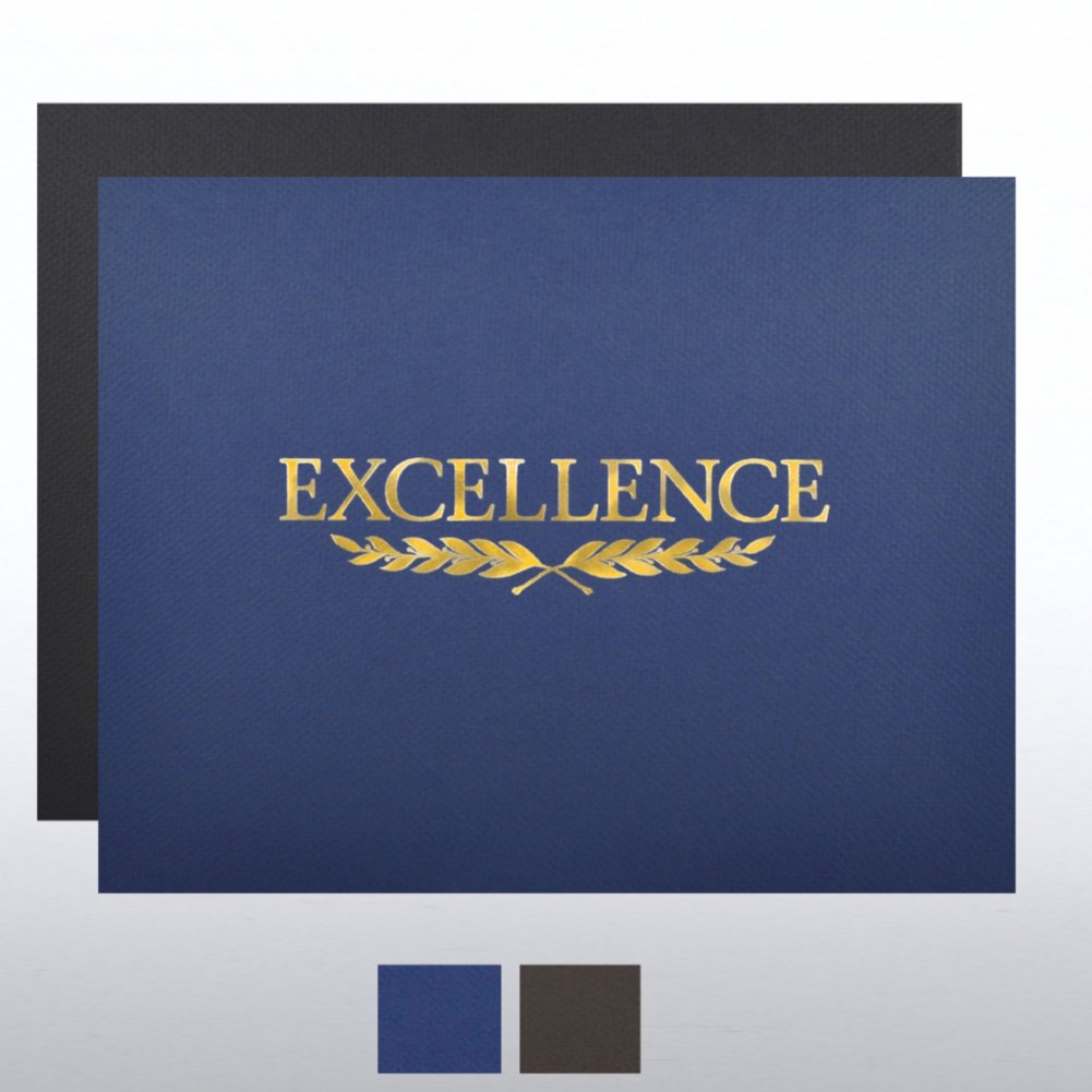 Foil Certificate Cover - Excellence Laurel
