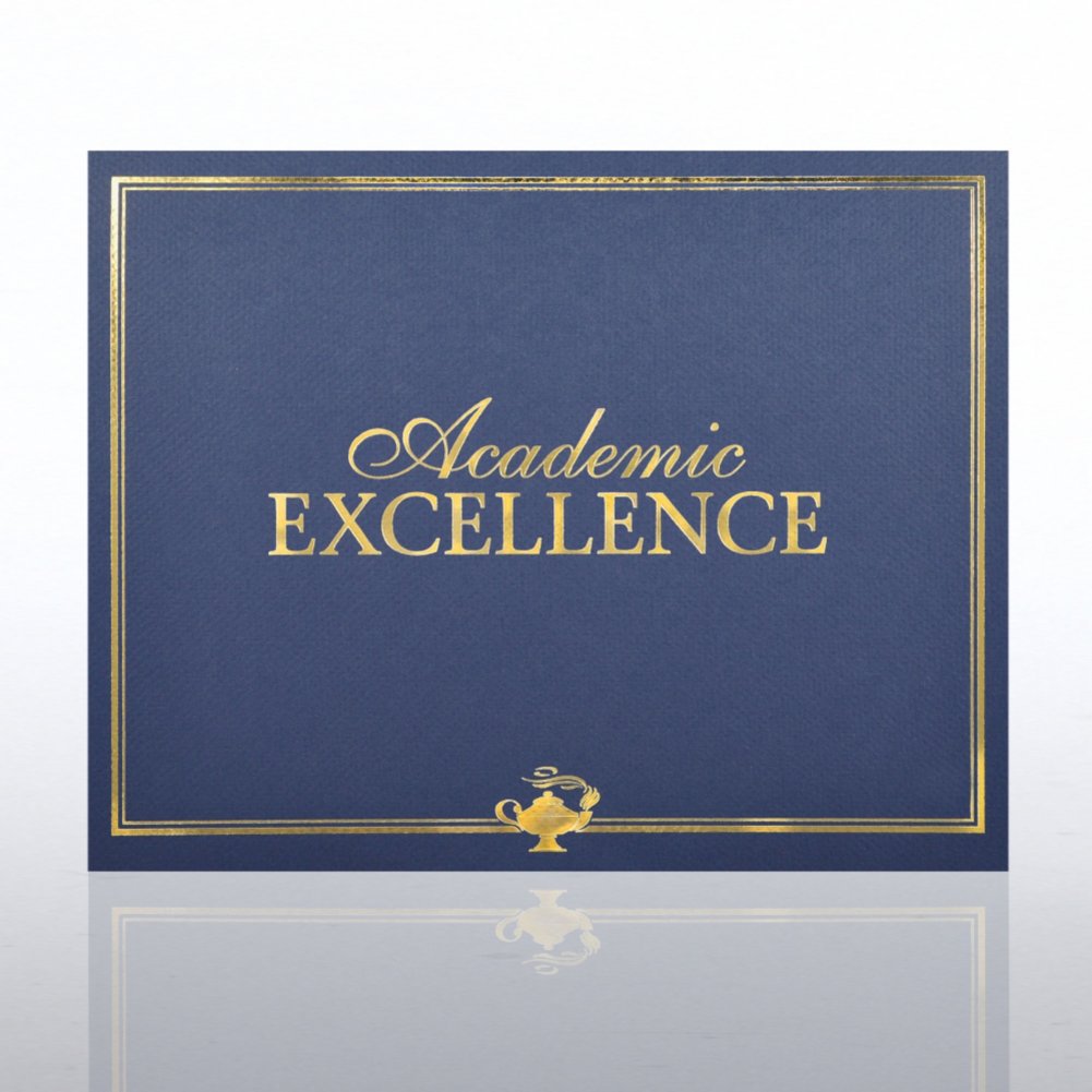 Foil Certificate Cover - Academic Excellence CARD1