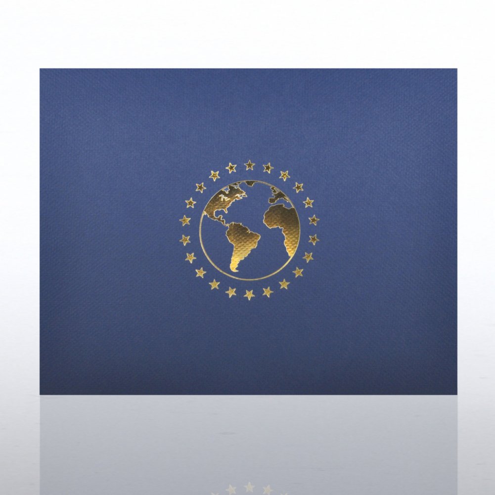 Foil Certificate Cover - World CARD1