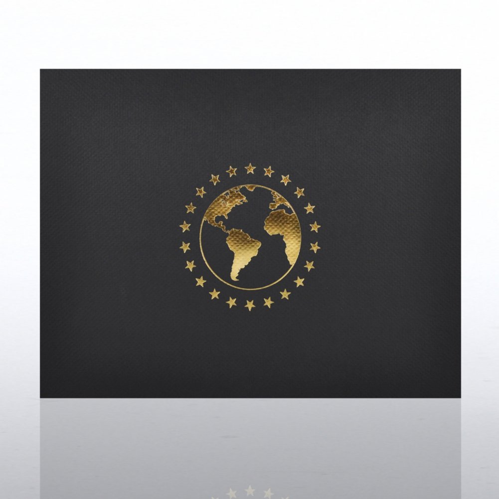 Foil Certificate Cover - World CARD2