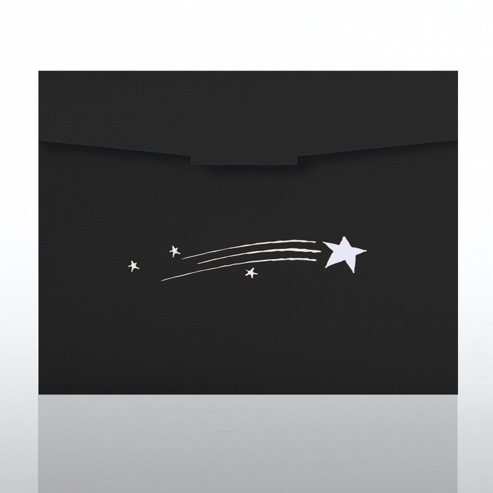 Certificate Folder - Blazing Star - Black