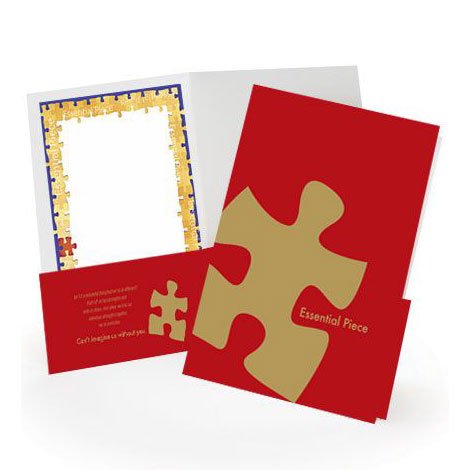 Pocket Folder - Essential Piece - Red and Gold