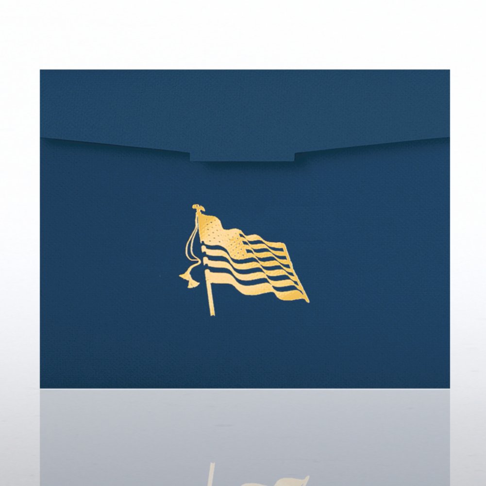 Flag Foil Certificate Folder CARD1