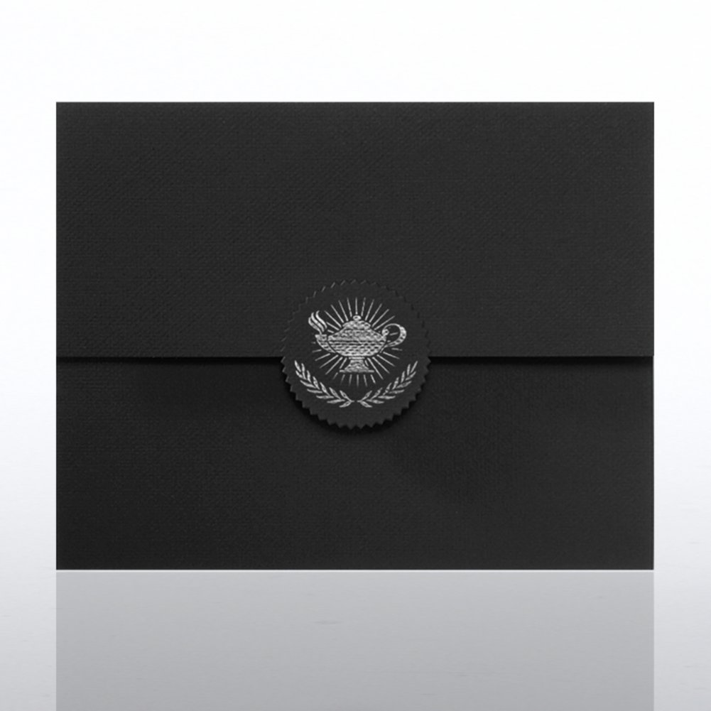 Lamp Serrated Flap Foil Certificate Folder CARD2
