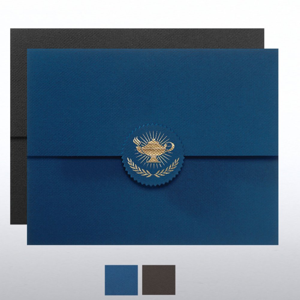 Lamp Serrated Flap Foil Certificate Folder