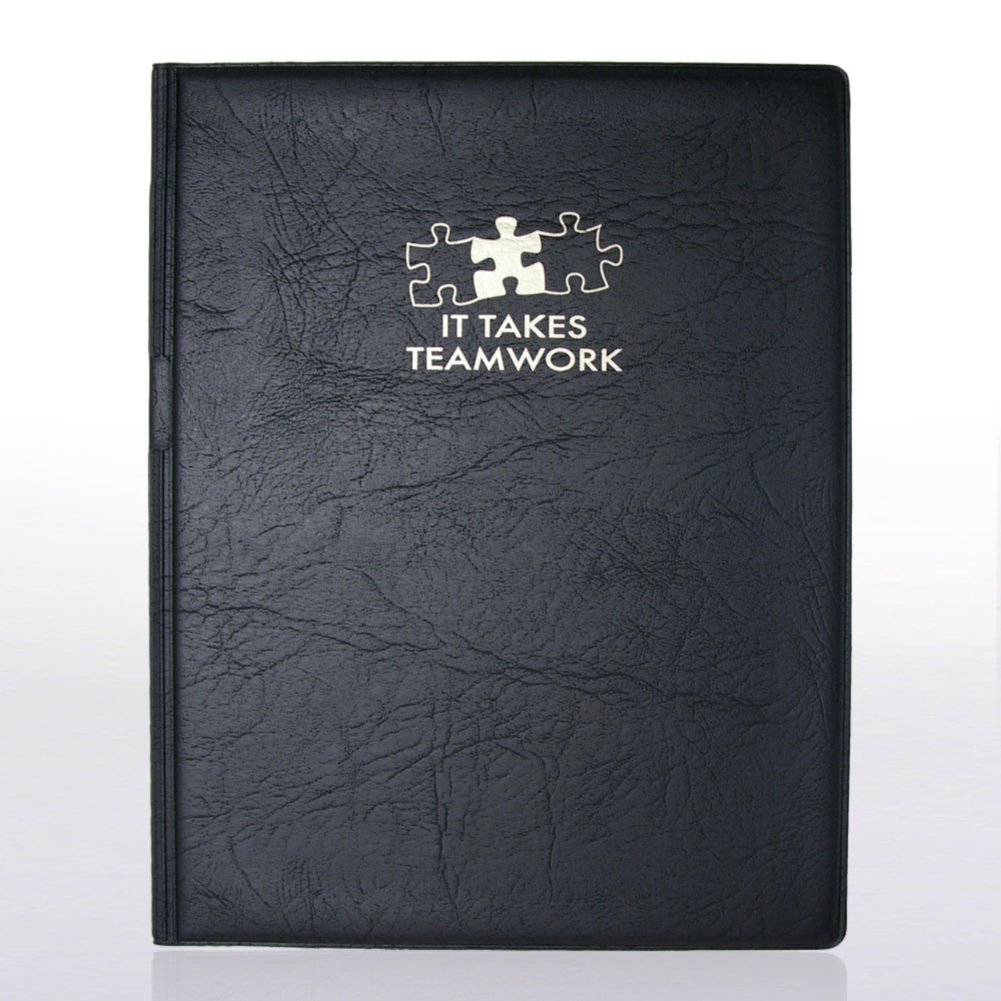 Notepad Holder - It Takes Teamwork