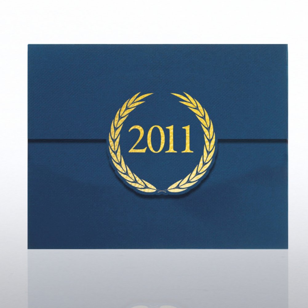 2011 Laurels Foil Certificate Folder CARD1
