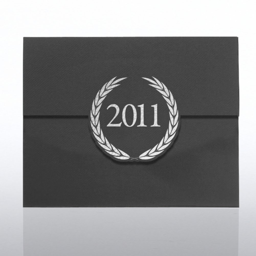 2011 Laurels Foil Certificate Folder CARD2