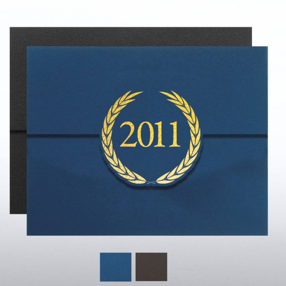 2011 Laurels Foil Certificate Folder