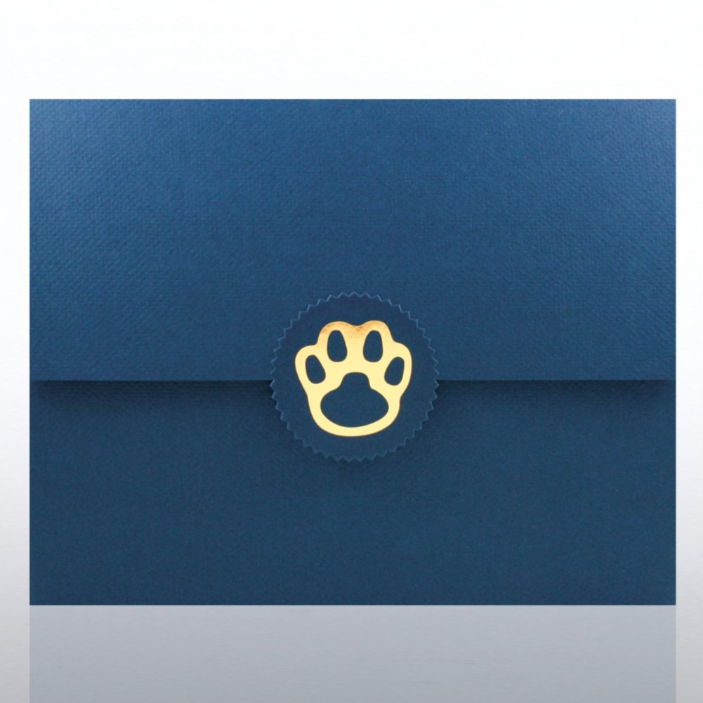 Paw Foil Certificate Folder CARD1