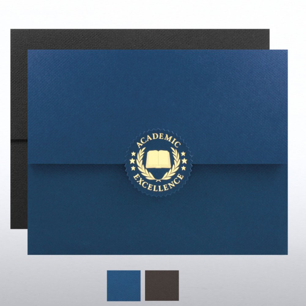 Academic Excellence Foil Certificate Folder