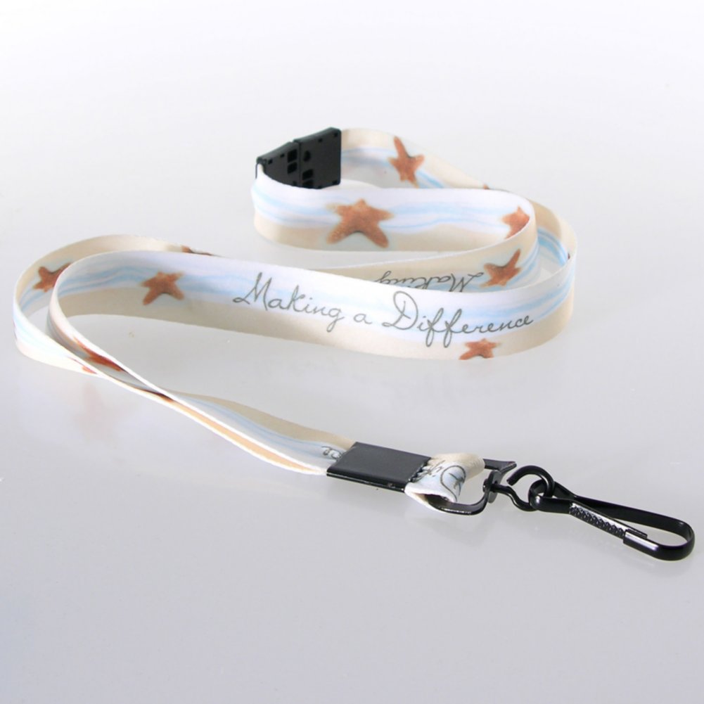 Themed Lanyard - Sand Starfish - Breakaway