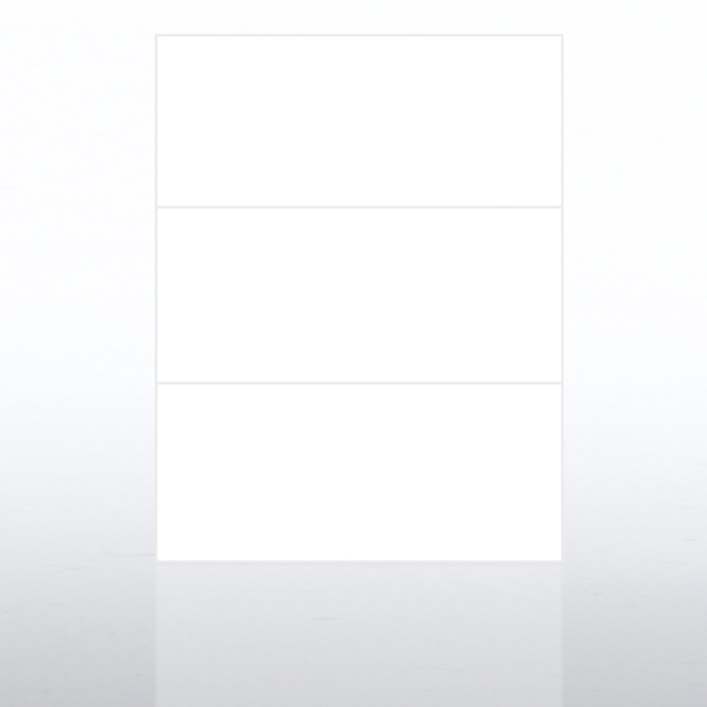 Acrylic Desktop Sign Paper Stock - Third Page White