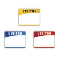 Adhesive Visitor Labels - Blank