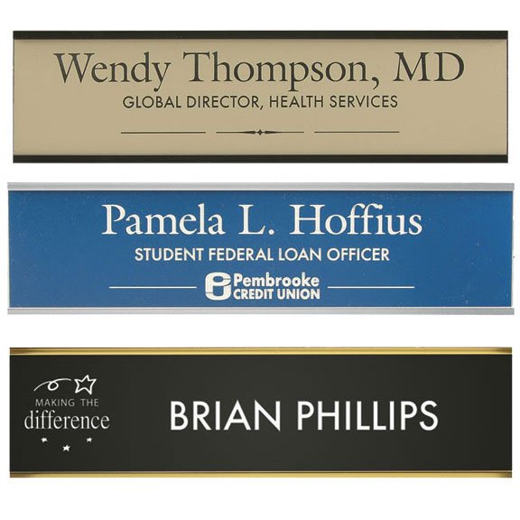 Classic Wall Mounted Nameplates