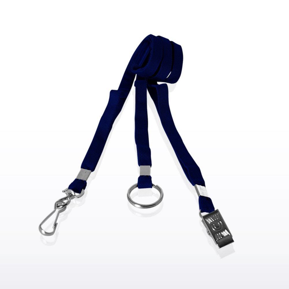 Stock Lanyard - Flat Woven Breakaway