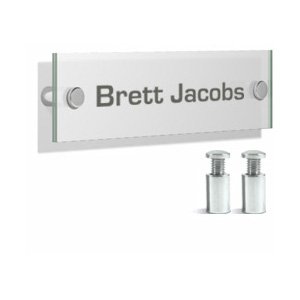 ClearLook Sign - 8.5 x 2 Wall - Chrome