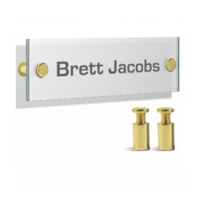 ClearLook Sign - 8.5 x 2 Gold