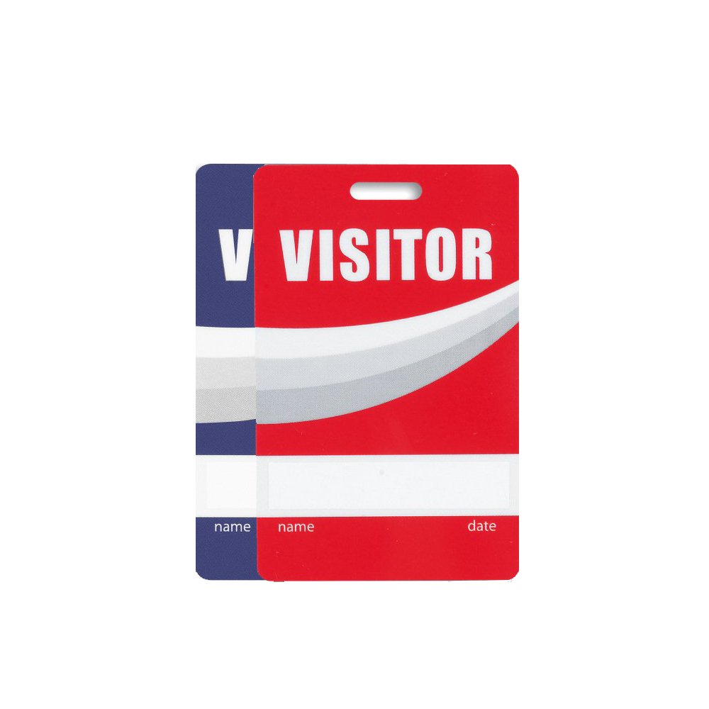 Preprinted PVC Card - Signature Panel - Visitor