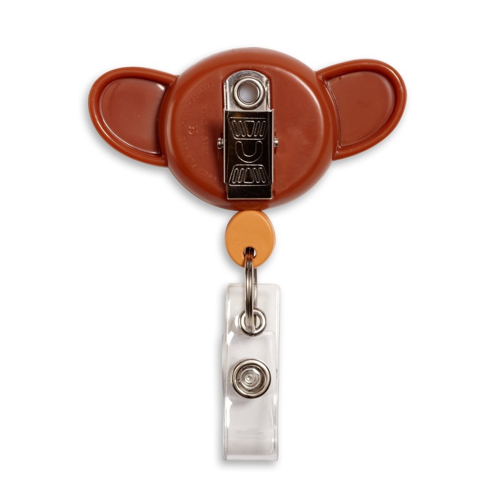 Pedia Pals Badge Reel - Monkey BACK