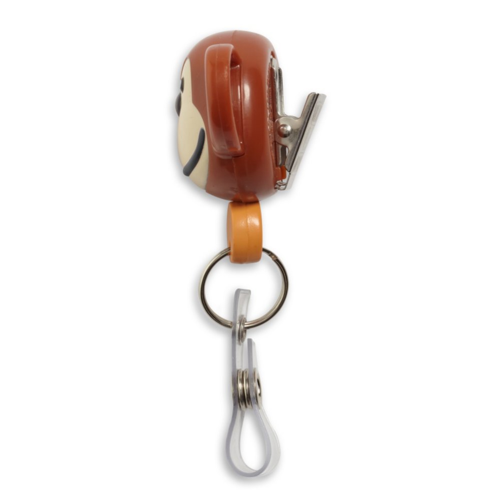Pedia Pals Badge Reel - Monkey SIDE