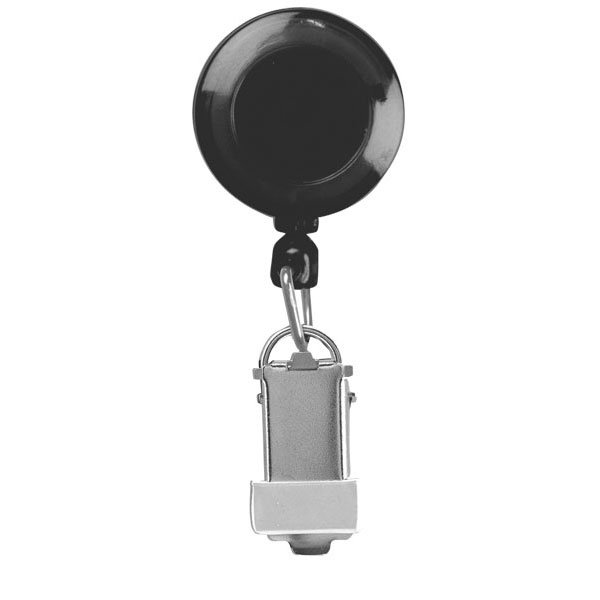 Badge Reel - Slot Free - Black