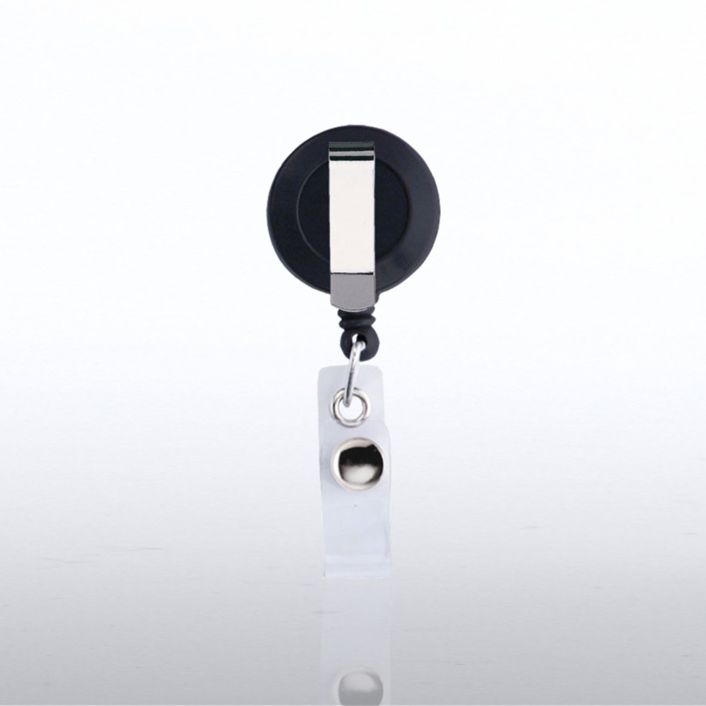 Themed Badge Reel - Safety First Black BACK