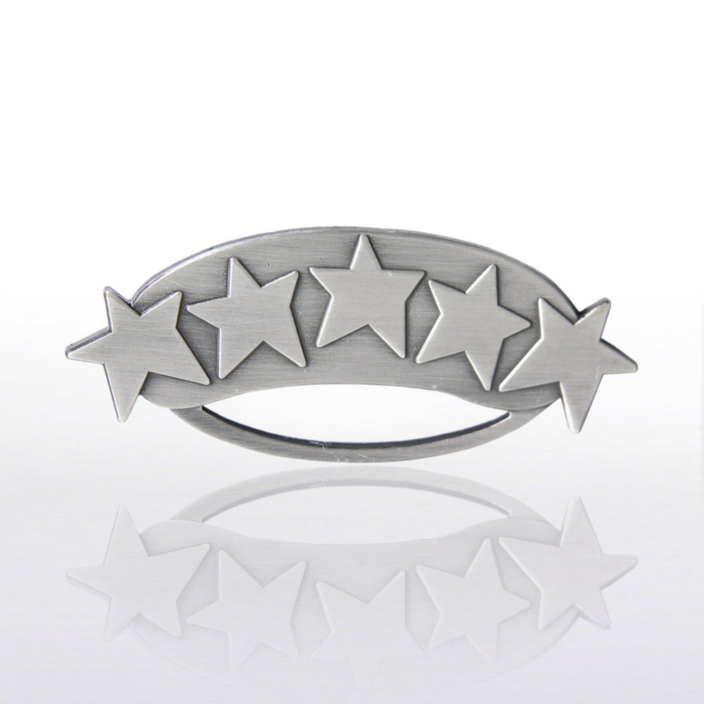 Lapel Pin ID Clip - Five Star