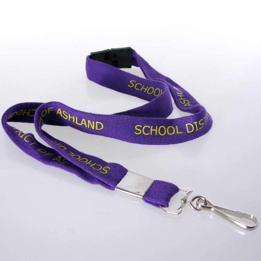 Smart Buy Custom Lanyards - 3/4 Inch Cotton