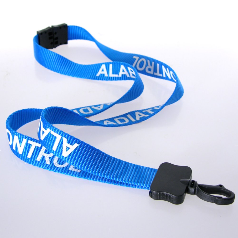 Premium Custom Lanyards - 3/4 Inch Woven Nylon