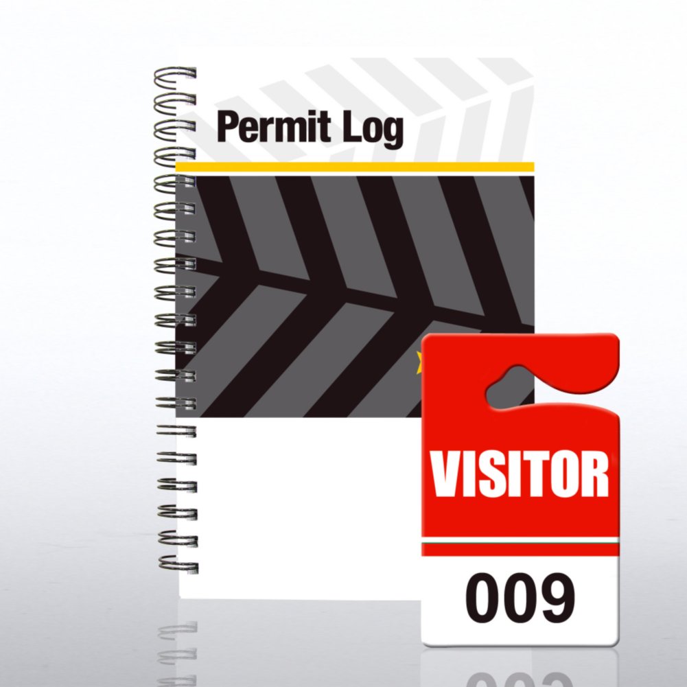 Parking Permit Bundle - Red Visitor Hang Tags