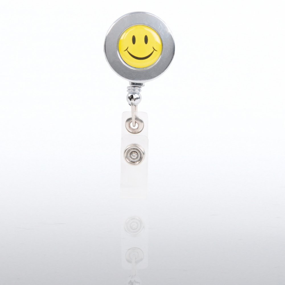 Badge Reel - Smiley Face