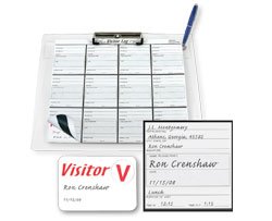 Visitor Log-In - Standard System